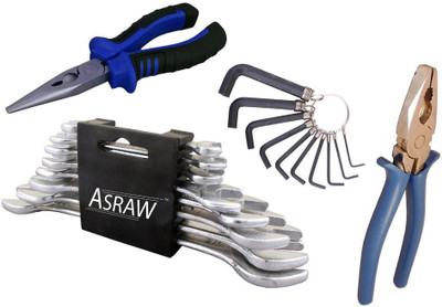

Asraw Hand Tool Kit(12 Tools), Multicolor