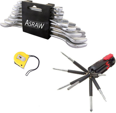

Asraw Hand Tool Kit(11 Tools), Multicolor