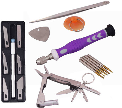 

Asraw Hand Tool Kit(6 Tools), Purple
