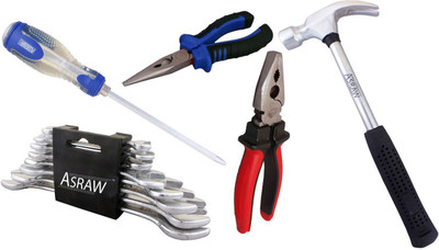 

Asraw Hand Tool Kit(13 Tools), Multicolor