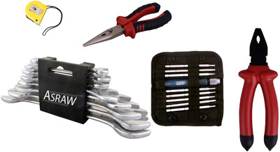 

Asraw Hand Tool Kit(13 Tools), Multicolor