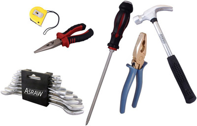 

Asraw Hand Tool Kit(14 Tools), Multicolor