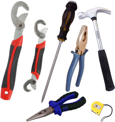 

Asraw Hand Tool Kit(7 Tools), Multicolor