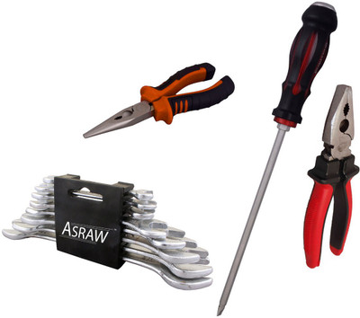 

Asraw Hand Tool Kit(12 Tools), Multicolor