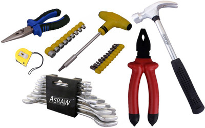 

Asraw Hand Tool Kit(14 Tools), Multicolor