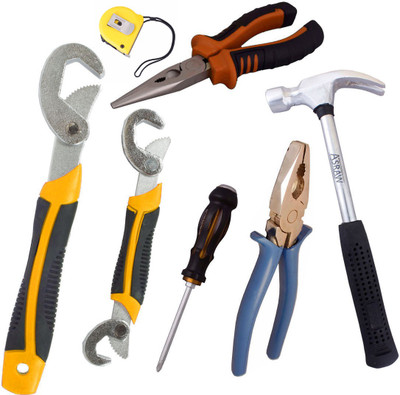 

Asraw Hand Tool Kit(7 Tools), Multicolor