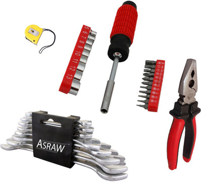

Asraw Hand Tool Kit(12 Tools), Multicolor