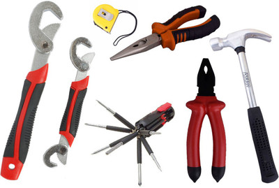 

Asraw Hand Tool Kit(7 Tools), Multicolor