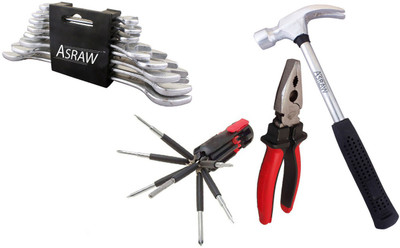 

Asraw Hand Tool Kit(12 Tools), Multicolor