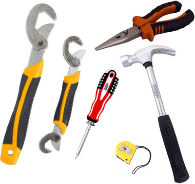 

Asraw Hand Tool Kit(6 Tools), Multicolor