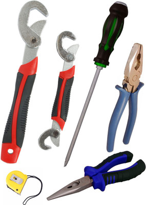 

Asraw Hand Tool Kit(6 Tools), Multicolor