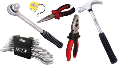 

Asraw Hand Tool Kit(14 Tools), Multicolor