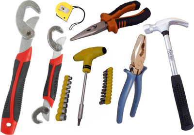 Asraw Hand Tool Kit(7 Tools), Multicolor
