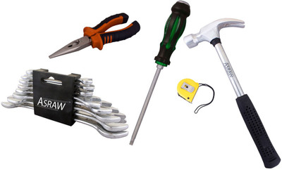 

Asraw Hand Tool Kit(13 Tools), Multicolor