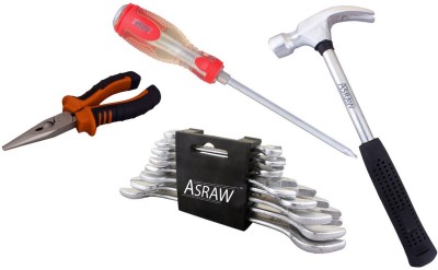 

Asraw Hand Tool Kit(12 Tools), Multicolor