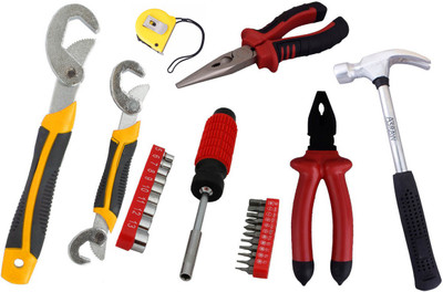 Asraw Hand Tool Kit(7 Tools), Multicolor