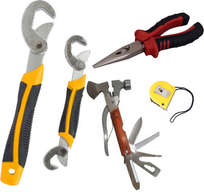 

Asraw Hand Tool Kit(5 Tools), Multicolor
