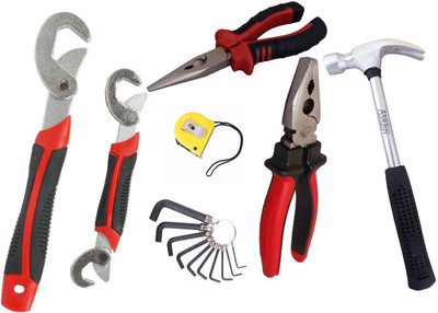 

Asraw Hand Tool Kit(7 Tools), Multicolor