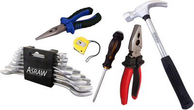 

Asraw Hand Tool Kit(14 Tools), Multicolor