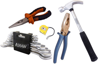 

Asraw Hand Tool Kit(13 Tools), Multicolor