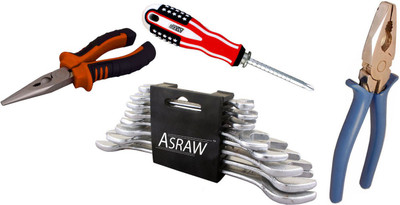 

Asraw Hand Tool Kit(12 Tools), Multicolor