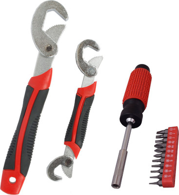 

Asraw Snap N Grip & 11PC Screwdriver Set Hand Tool Kit(2 Tools), Multicolor