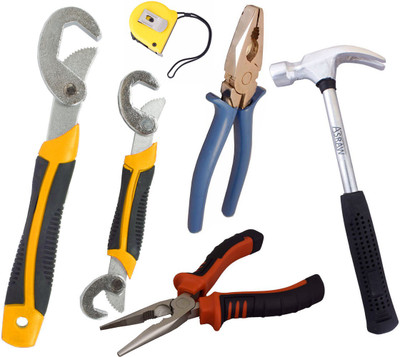 

Asraw Hand Tool Kit(6 Tools), Multicolor