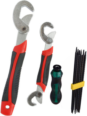 

Asraw Snap N Grip & Screwdriver Set Hand Tool Kit(2 Tools), Multicolor