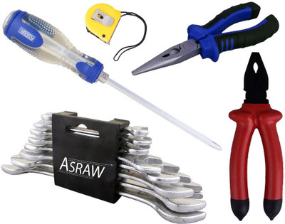 

Asraw Hand Tool Kit(13 Tools), Multicolor
