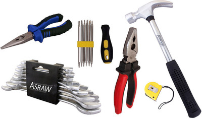 

Asraw Hand Tool Kit(14 Tools), Multicolor
