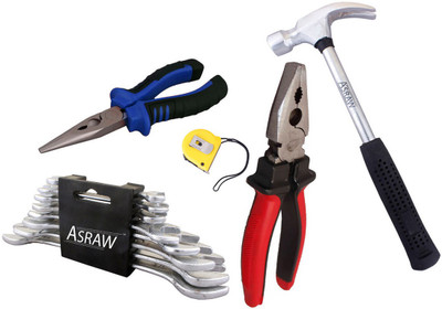 

Asraw Hand Tool Kit(13 Tools), Multicolor