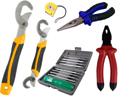 

Asraw Hand Tool Kit(6 Tools), Multicolor