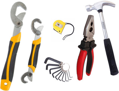 

Asraw Hand Tool Kit(6 Tools), Multicolor