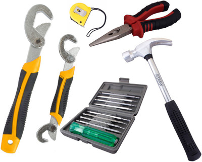 

Asraw Hand Tool Kit(6 Tools), Multicolor