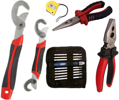

Asraw Hand Tool Kit(6 Tools), Multicolor