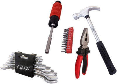 

Asraw Hand Tool Kit(12 Tools), Multicolor