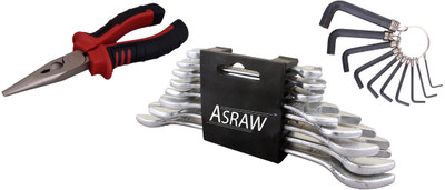 

Asraw Hand Tool Kit(11 Tools), Multicolor
