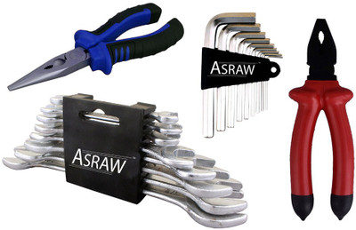

Asraw Hand Tool Kit(12 Tools), Multicolor