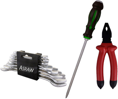 

Asraw Hand Tool Kit(11 Tools), Multicolor