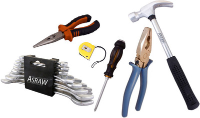 

Asraw Hand Tool Kit(14 Tools), Multicolor