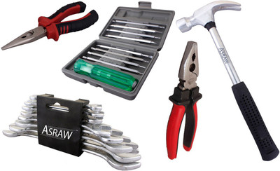 

Asraw Hand Tool Kit(13 Tools), Multicolor