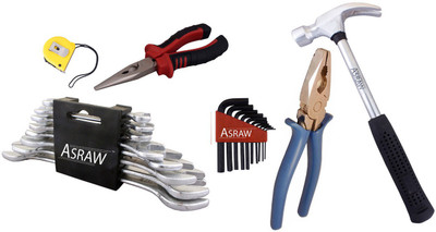 

Asraw Hand Tool Kit(14 Tools), Multicolor