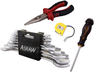 

Asraw Hand Tool Kit(12 Tools), Multicolor