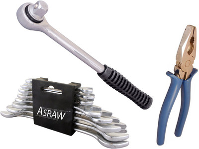 

Asraw Hand Tool Kit(11 Tools), Multicolor