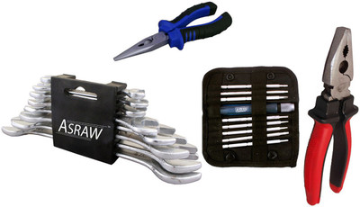 

Asraw Hand Tool Kit(12 Tools), Multicolor