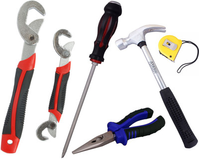 

Asraw Hand Tool Kit(6 Tools), Multicolor