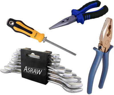 

Asraw Hand Tool Kit(12 Tools), Multicolor