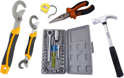 Asraw Hand Tool Kit(6 Tools), Multicolor