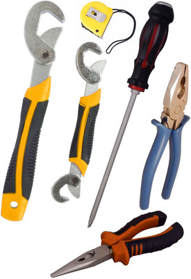 

Asraw Hand Tool Kit(6 Tools), Multicolor