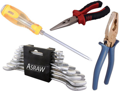 

Asraw Hand Tool Kit(12 Tools), Multicolor
